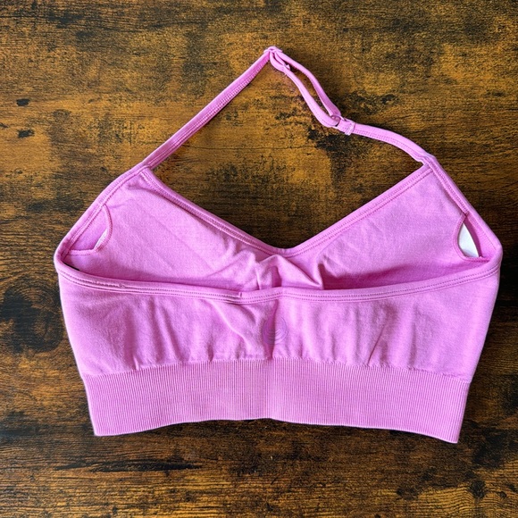 XS Lazuli Label Ultra Pink Halter Neck Top - Picture 2 of 7